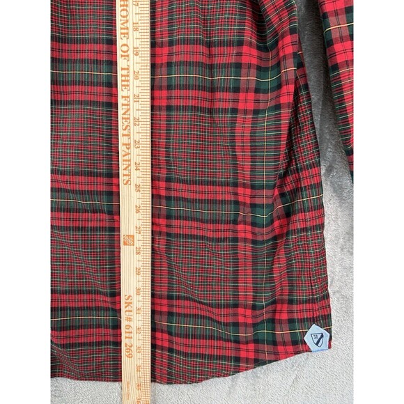 Daniel Cremieux Men's Size 3XT Classics Red Plaid Button Down Long Sleeve Shirt - Picture 5 of 7